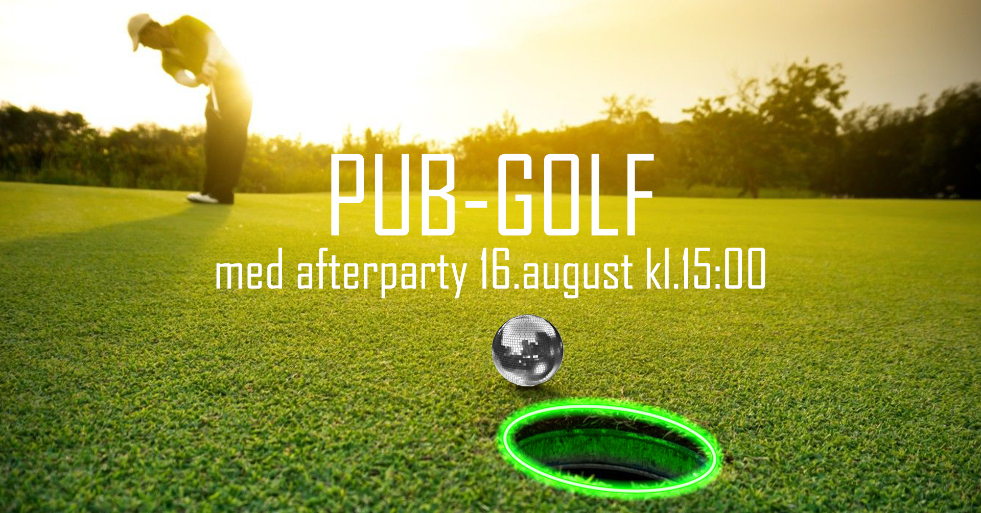 PUB-GOLF med afterparty